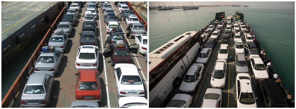 سفر با ماشین به جزیره کیش