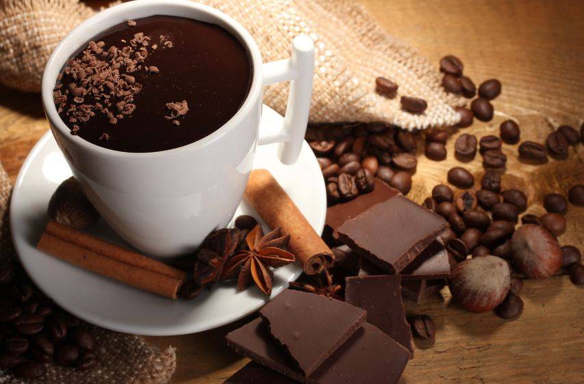 قهوه شکلات کیش